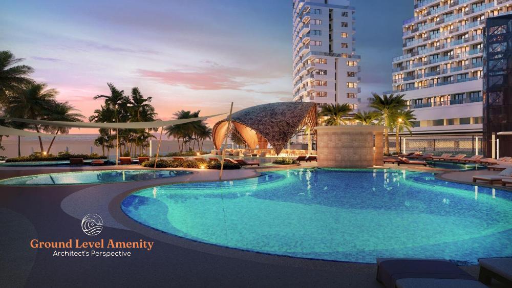 Costa Mira swimming pool architectural perspective