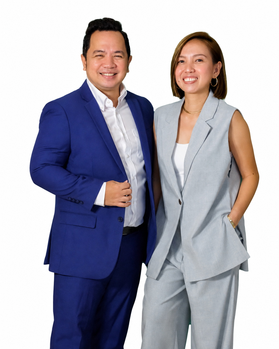Marc Godornes and Angie of the MyHouse.ph property team